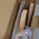 ZOCONE Beech Wood Adjustable Rotated Embroidery Hoop Stand with 2 Pcs Hoops 4'' 6'', Wooden Embroidery Stand Hands-Free Cross Stitch Hoop Holder for Sewing Needlework Embroidery Project (A)