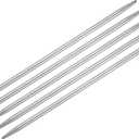 uxcell 5Pcs Knitting Needle 4.5mm Diameter 5.9 Inches Length Stainless Steel Double Pointed Sweater Stitching Needles for Handmade Projects DIY Knitting