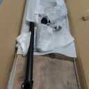 Clothes Rack 36in, Wall Mounted Garment Rack with Real Wood Shelf, Heavy Duty Hanging Clothes Rack, Multi-Purpose Hanging Rod, Space-Saving Closet Storage (Brown)