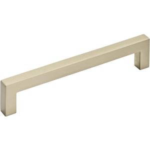 Amerock | Cabinet Pull | Golden Champagne | 5-1/16 inch (128 mm) Center to Center | Monument | 1 Pack | Drawer Pull | Drawer Handle | Cabinet Hardware