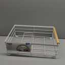 OGGI Large Dish Drying Rack - White & Bamboo Dish Drying Rack, Drying Rack Kitchen, Dish Rack, Dish Racks for Kitchen Counter, Durable Coated Steel Kitchen Drying Rack with Cutlery Holder (Dish Drain w/Utensil Caddy)