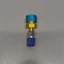 R1234YF to R134A Low Side Quick Coupler, R1234YF Low Side Quick Coupler, R12 to R134A Hose Adapter Fitting Connector Compatible with Car Air-Conditioning AC Charging