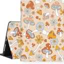 LI-LOVE Case for iPad A16 11 inch 2025 (11th Gen), iPad 10th Generation 10.9 inch 2022, Smart Auto Wake Sleep Mushroom Soft TPU Folio Stand Cover Adjustable Angles Case