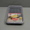 GoodCook Everyday Nonstick Steel Oblong Pan with Lid, 9" x 13", Gray