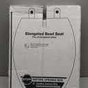 Kohler 20110-0 Brevia Elongated Toilet Seat with Grip-Tight Bumpers, Quiet Close, Attach Hardware, Quick-Release Hinges, White