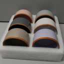 Morandi Color Ramekins Set of 6, 6 oz Creme Brulee Ramekin Oven Safe, Porcelain Ramekin Bowls, Mini Cheesecake Pans, Small Baking Dish, Dipping Sauce Bowls, Ramekins for Baking Souffle, Ice Cream