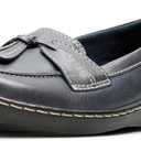 Clarks Women's Ashland Bubble Slip On Loafers,  8.5 Wide, Navy