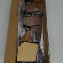 Wall Hooks with Shelf, Wood Coat Rack with Shelf Wall-Mounted, Entryway Hanging Shelves with 5 Metal Hooks for Clothes Hats Towel Purse Robes, Bathroom Mudroom Bedroom, Rustic Brown (16 inch Long)