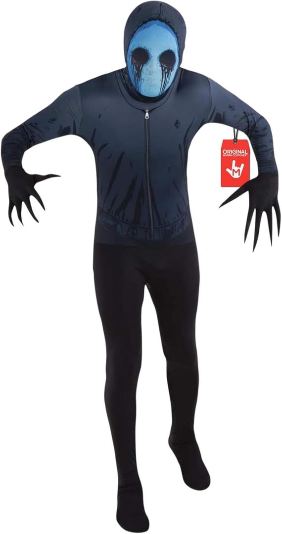 Morphsuits Eyeless Jack Costume, Scary Kids Costumes, Jeff The Killer, Rake Costume for Kids, Boys Halloween Costume (Small)