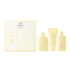 Oribe Hair Alchemy Discovery Set | TravelSize Haircare Set with Hair Alchemy Shampoo, Conditioner, and Fortifying Treatment Serum | Strengthens Weak, Fragile, or BreakageProne Hair