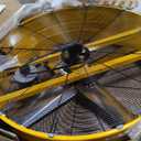 20 Inch Heavy Duty Metal Industrial Drum Fan, 3 Speed Floor Fan for Warehouse, Workshop, Factory and Basement - High Velocity, Yellow
