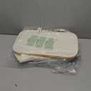 efluky Slim Laundry Basket with Lid, Narrow Laundry Hamper with Removable Bag, Skinny Dirty Clothes Basket with Bamboo Handles for Bathroom, Bedroom & Laundry Room, 75L Beige