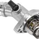 Engine Coolant Thermostat Housing Assembly Fit for Hyundai Elantra 2017-2020 2.0L L4, Kia Seltos Forte Soul 2.0L Replaces 255002E085 9025210