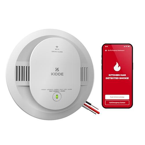 Kidde Hardwired Kidde App Enabled Smart Smoke Detector with AA Backup Battery, Interconnected Alarm - Amazon.com