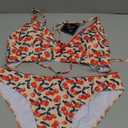 Amazon.com: ZAFUL Women's V Neck Bikini Set High Waisted Swimsuits Lace Up Bow Decor Cheeky Two Piece Bathing Suit(4-Cheery red, XL) : Clothing, Shoes & Jewelry (XL)