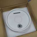 Ceramic Cat Water Fountain - 2.1L/71oz - All-Ceramic Body & Pure Copper Water Spout - Non-Toxic - Automatic Pet Drinking Fountain Indoor with Ultra-Quiet Pump, and 3Pcs Filter & Sponge (White)