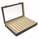 Frebeauty Sunglass Organizer, Velvet Glasses Organizer,8-Slot Sunglasses Tray for Drawer, Men's/Women's Sunglasses Box (Black)