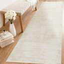 Kitchen Runner Rugs Non Skid Washable 2x6,Rubber Backed Non Slip Boho Neutral Abstract Modern Runner Rug for Entryway Bathroom,Tan Beige Ombre Rug for Kitchen Laundry Room,2 x 6