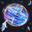 OKPOW Cosmic Fly Ball Boomerang Hover - 2025 Galaxy Ball Flying Orb Cosmic Flyball Toy with Colorful Lights USB Rechargeable Hand Controlled - Cool Stocking Stuffers for Kids Ages 612 Boys & Girls (Blue)
