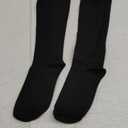 Diu Life 3 Pairs Plus Size Compression Socks for Women and Men Wide Calf Extra Knee High Support for Circulation (XX-Large, 01 Black)