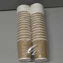 Eco Soul 8 Oz Compostable Ripple Paper Cups (50 Pack) With Lids  Biodegradable Paper Cups, Non-Toxic Disposable Cups For Hot Drinks, To-Go Coffee Cups