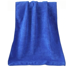 Microfiber Towel Thickened Highly Absorbent Towel, Lint Free Quick Dry Towel for Beauty Salon, Barbershop Hair Drying, Housekeeping Cleaning (Blue,40 * 60)