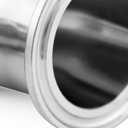 QWORK 1-1/2" Tube OD Sanitary Ferrule Elbow 90 Degree Pipe Fitting - Pack of 4