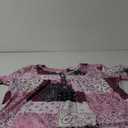 WRRH Womens Summer Short Sleeve Blouse Plus Size Ladies Shirts Floral Loose Flowy Tops for Leggings  (2X-Large, A 00-1pink19)