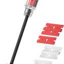 Bates- Long Reach Extension Scraper, 11-Inch, Razor Scraper with Extra 3 Double Edged Plastic & 3 Metal Blades, Long Handle Razor Blade Scraper, Razor Scraper, Window Scraper, Scraper Tool