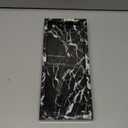 100% Natural Marble Serving Tray Luxury Marble Storage Tray for Home Decor Stone Tray for Bathroom/Kitchen/Vanity/Dresser,Plate Holder for Tissues, Candles, Towel (12" x 8" x 0.7")