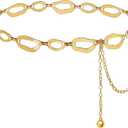 Suyi Waist Chain for Women Ladies Chunky Chain Belt for Dresses