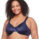 Warner's Women's Signature Support Cushioned Underwire for Support and Comfort Underwire Unlined Full-Coverage Bra 35002a (40DD, Evening Blue)
