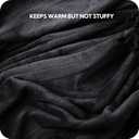 SUNNY HEAT Heated Electric Blanket Twin Size 72"x84" - Cozy Warm Flannel Heated Blanket with 4 Heating Levels & 10 Auto Off - Winter Comfort Heating Blanket, Sleep Aid Bedding, Dark Grey
