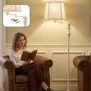 Luvkczc 62" Floor Lamps for Living Room with 350°Adjustable Swing Arm