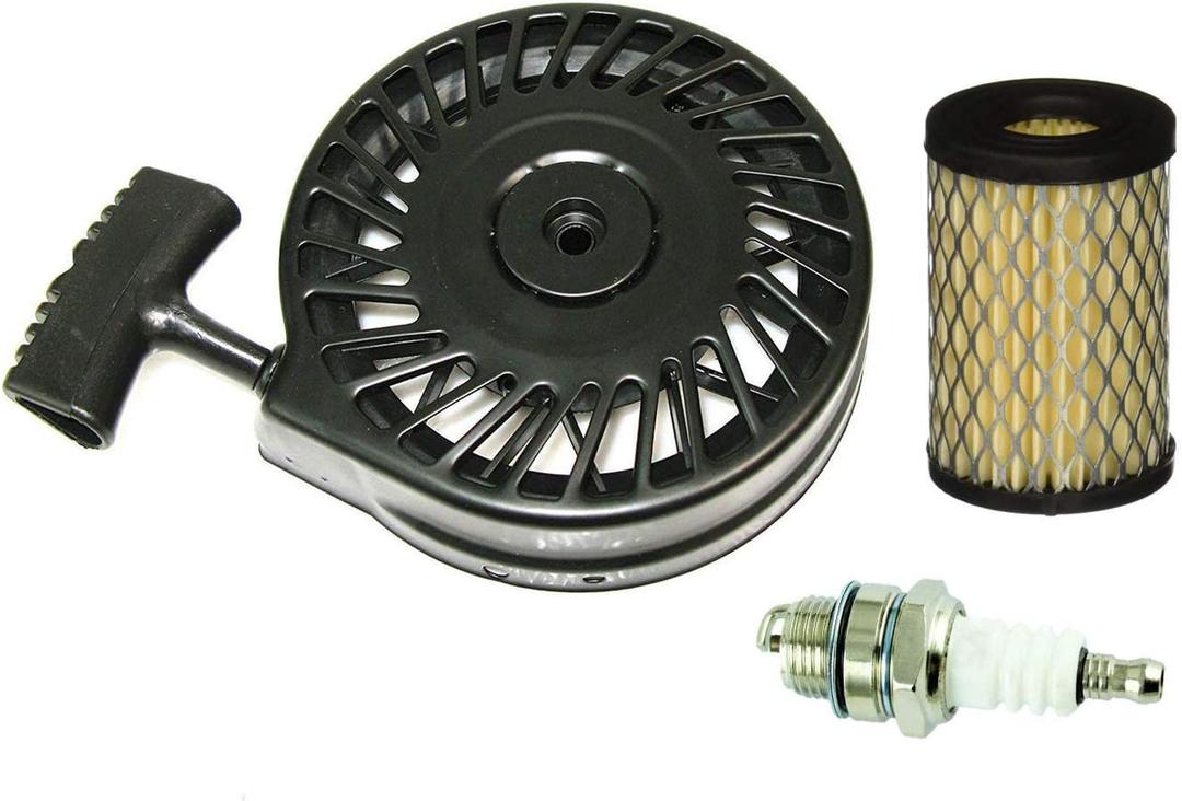 590472 Recoil Starter Assembly for Tecumseh 590732A 590737 590739 590763 590785 590787 590694 590707 for Toro Craftsman with 35066 Air Filter