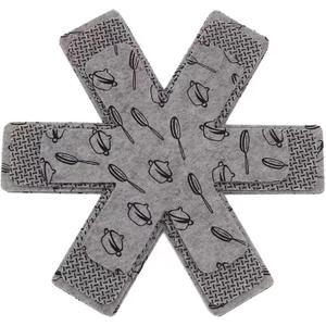 BOYAN Pot and Pan Protectors, Set of 12 and 3 Different Size, Cookware Protector Set/Felt Pots and Pans Divider Separator Pads Anti-Slip to Avoid Scratching or Marring When Stacking (12pcs-10.3/14/15inch)