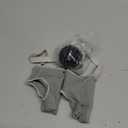 2Pcs Bunion Corrector/Splint/Brace for Women & Men, Big Toe Straightener/Separators for Hallux Valgus Pain Relief & Correct Toe Alignment, Soft & Breathable for Day/Night, Free Size, Include a Massage Ball, Gray