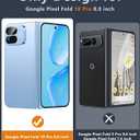 FNTCASE for Google Pixel 10-Pro-Fold Case: Magnetic Clear Military Grade Shockproof Anti Yellowing Slim Phone Cover, Protective Rugged Case for Pixel 10 Pro Fold, Clear