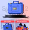 STARTRC GAMES Hard Carrying Case for Nintendo Switch 2, Professional Deluxe IP67 Waterproof, Soft Lining Hard Travel Case for Nintendo Switch 2 Console Pro Controller & Accessories (Red & Blue)