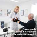 Rehabilitation Robot Gloves, Finger Exerciser for Stroke Recovery Hand Glove Equipment Hand Function Rehabilitation (Orange Right Hand L) (Black)