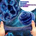 24 Pack Galaxy Star Slime,Party Favor for Kids Girls & Boys,Non Sticky, Stress & Anxiety Relief, Wet, Super Soft Sludge Toy,Creative Toy for Kids and Adults, Easter Egg Filling Stuffers