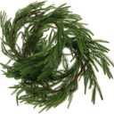 DECHOUS Realistic Christmas Faux Pine Needle Garland Artificial Greenery Decor for Indoor Outdoor Mantle Table Fireplace Plastic Garland for DIY Holiday Crafts and Festive Ambiance