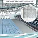 jxgzyy 3ft x16.4ft Drainage Non Slip Mat Commercial Floor Mat PVC Drainage Bathroom Pool Floor Mat Mesh Big Hollow Door Mat Roll for Swimming Pool Shower Room Bathroom Indoor Outdoor Wet Area