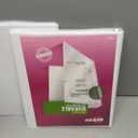 Avery® Durable View 3 Ring Binders, 0.5" Slant Rings, 12 White Binders