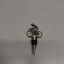 LKKCHER Bicycle Wine Bottle Stopper, Cute Wine Gifts for Men Women, Vintage Bicycle Cycling Gifts, Father Gifts Christmas Birthday Gifts for Rider Cyclist, Bronze Wine Saver, Wine Accessories