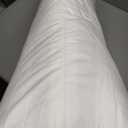 MINUPWELL Knee Pillow for Side Sleepers, 6 Inch Height Between Leg & Under Knee Pillow for Back Sleepers - Leg Pillow with 1200G 7D High Suppot Alternative for Relieving Leg, Back, and Knee Pain (White)