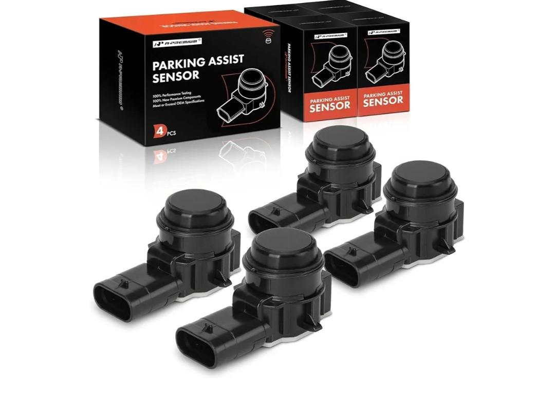 A-Premium 4-PC PDC Reverse Backup Parking Assist Aid Sensor Compatible with BMW Models - 228i, 230i, 320i, 328d, 328i GT xDrive, 330e, 330i, 335i, 428i, 430i, 435i, 440i xDrive Gran Coupe, M-Series