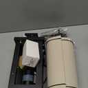 23.75" Retro Farmhouse Black Table Lamp for Living Room Bedroom Nightstand Single Pack Touch Control Bedside Nightlight Vintage Modern Lamp with USB C+A Ports and 2 Light Sources