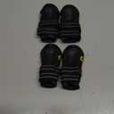 XSY&G Dog Boots,Waterproof Dog Shoes,Dog Booties with Reflective Rugged Anti-Slip Sole and Skid-Proof,Outdoor Dog Shoes for Medium Dogs 4Pcs-Size 1 (Black)