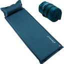 Clostnature Self Inflating Sleeping Pad for Camping - 1.5/2/3 inch Camping Pad, Lightweight Inflatable Camping Mattress Pad, Insulated Foam Sleeping Mat for Backpacking, Tent, Hammock (Blue)